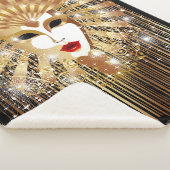 Couverture Sherpa Mask de la Fête du Venice Carnival (3/4)