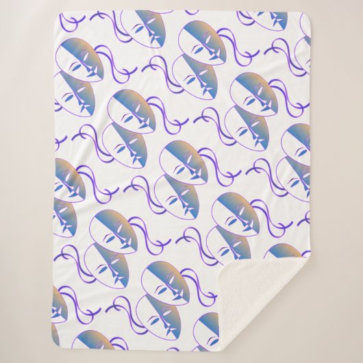 Couverture Sherpa Masque (Devant)