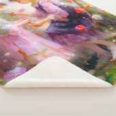 Couverture Sherpa Matin dans un jardin (3/4)