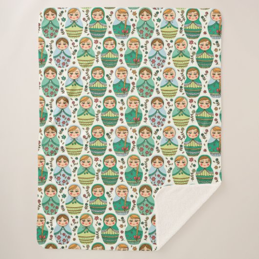 Couverture Sherpa Matreshka Sherpa Blanket (Devant)