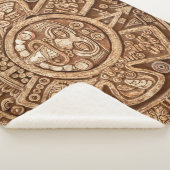 Couverture Sherpa Maya Tribal Pagan : Texture ornementale (3/4)
