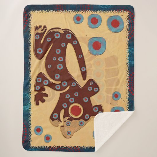 Couverture Sherpa Mayan Baby Jaguar (Devant)