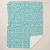 Couverture Sherpa Mazipoodles Kaleidoscope S - Duck Egg Blue Jade (Devant)