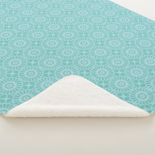 Couverture Sherpa Mazipoodles Kaleidoscope S - Duck Egg Blue Jade