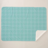 Couverture Sherpa Mazipoodles Kaleidoscope S - Duck Egg Blue Jade (Devant (Horizontal))