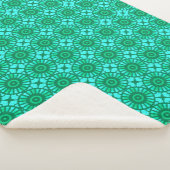 Couverture Sherpa Mazipoodles Kaleidoscope S - Vert Turquoise (3/4)