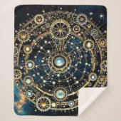 Couverture Sherpa Mécanisme céleste Art cosmique (Devant)