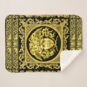 Couverture Sherpa Méduse dorée (Devant (Horizontal))