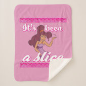 Couverture Sherpa Megara - It's Been a Slice Sherpa Blanket (Devant)