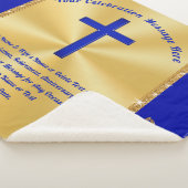 Couverture Sherpa Meilleur cadeau pour Pasteur, Christian Throw Blan (3/4)