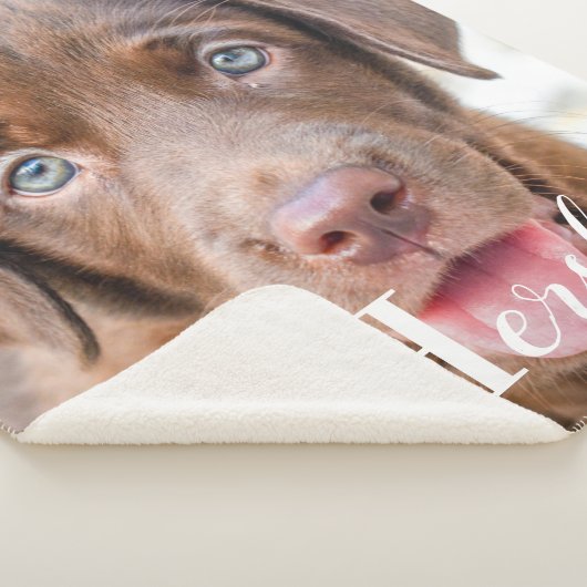 Couverture Sherpa Meilleur Chien Personnalisé Animaux de Compagnie L (3/4)