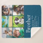 Couverture Sherpa Meilleur Collage photo de Brother 6 (Devant (Horizontal))