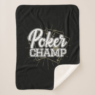 Couverture Sherpa Meilleur Jeu de cartes de Poker Joueur de Poker