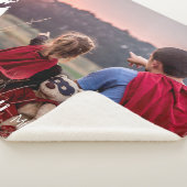 Couverture Sherpa Meilleur papa jamais Nom personnalisé Photo Cool F (3/4)