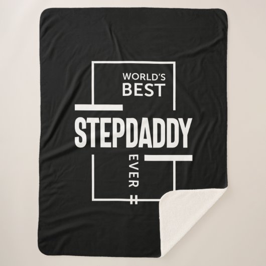 Couverture Sherpa Meilleur Stepdaddy du monde des hommes (Devant)