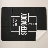 Couverture Sherpa Meilleur Stepdaddy du monde des hommes (Devant (Horizontal))