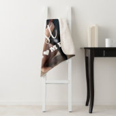 Couverture Sherpa Meilleure maman de chien jamais personnalisée (En situation)