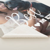 Couverture Sherpa Meilleure maman de chien jamais personnalisée (3/4)