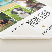 Couverture Sherpa Meilleure Maman Ever 6 Collage Photo Cœur Doré (3/4)