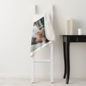 Couverture Sherpa Meilleure Maman Foliage Moderne 2 Photos Personnal (En situation)