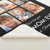 Couverture Sherpa Meilleure Maman Toujours Fête des mères Collage ph (3/4)