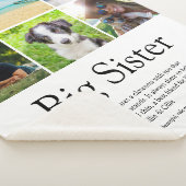 Couverture Sherpa Meilleure Soeur Ever 6 Photo Collage Moderne (3/4)