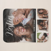 Couverture Sherpa Meilleures Amies Collage Photo Personnalisé (Devant (Horizontal))