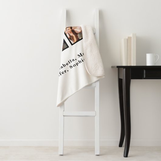 Couverture Sherpa Meilleurs amis pour toujours BFF photos personnali (En situation)