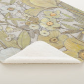 Couverture Sherpa Mélanger floral (3/4)