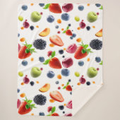Couverture Sherpa Mélanger les fruits (Devant)