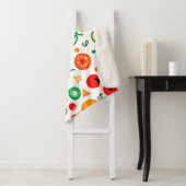 Couverture Sherpa Mélanges de Motifs de fruits. Commandez dès mainte (En situation)