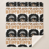 Couverture Sherpa Melanin Bride (Devant)