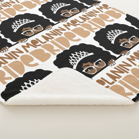 Couverture Sherpa Melanin Bride (3/4)