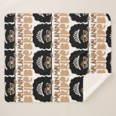 Couverture Sherpa Melanin Bride (Devant (Horizontal))