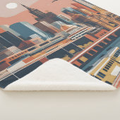 Couverture Sherpa Melbourne poster vintage (3/4)