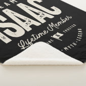 Couverture Sherpa Membre à vie de l'équipe Isaac Nom personnalisé (3/4)