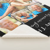 Couverture Sherpa Mémorial Personnalisé 4 Photo En Mémoire Amoureuse (3/4)