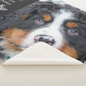 Couverture Sherpa Mémorial pour chien Photo moderne de souvenir (3/4)