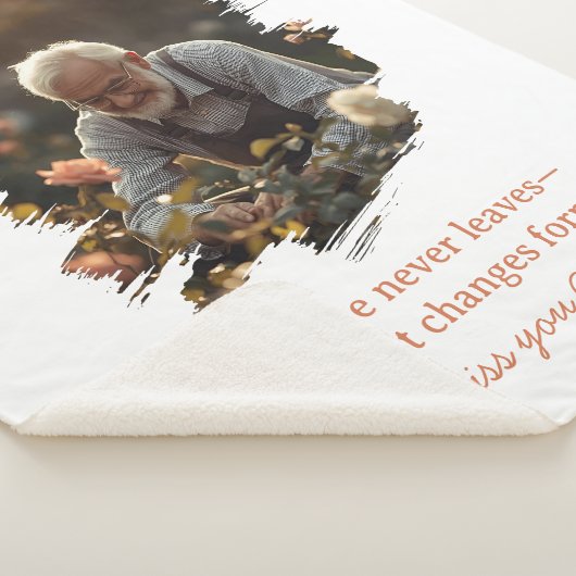 Couverture Sherpa Memorial Sherpa Blanket Loss of Loved One Photo (3/4)