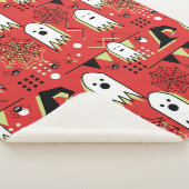 Couverture Sherpa Memphis incomparable géométrique de fantôme pour h (3/4)