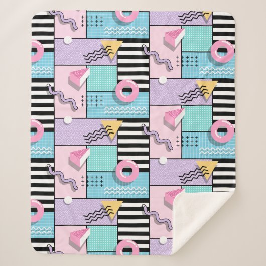 Couverture Sherpa Memphis Party (Devant)