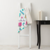Couverture Sherpa Memphis Shapes (En situation)