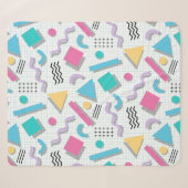 Couverture Sherpa Memphis Shapes (Devant (Horizontal))