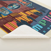 Couverture Sherpa Memphis, TN | Beale Street Neon (3/4)