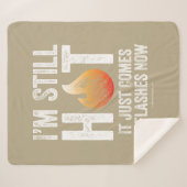 Couverture Sherpa Ménopause (je suis toujours chaude) (Devant (Horizontal))