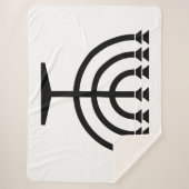 Couverture Sherpa Menorah juive (symbole du judaïsme) (Devant)