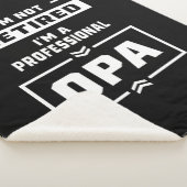 Couverture Sherpa Mens Je suis un Opa professionnel cadeau à la retr (3/4)