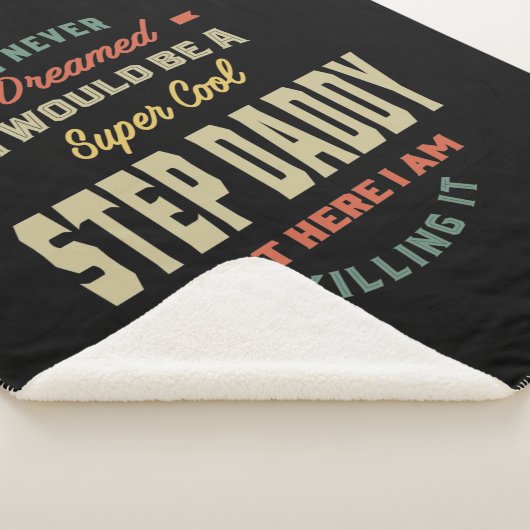 Couverture Sherpa Mens Super Cool Step Papa Killing It Père Cadeau (3/4)