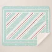 Couverture Sherpa Mention Diagonal de Noël ID440 (Devant (Horizontal))