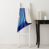 Couverture Sherpa Mer Océan Grande Vague Eau (En situation)